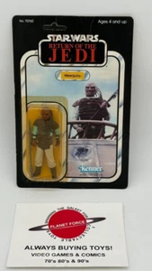 Weequay 1983 sin usar, en caja, de colección Star Wars ROTJ Jedi 65 espalda sin perforar NUEVO - Imagen 1 de 3