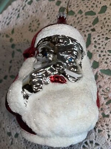 Vintage Weihnachtsmann Merkur Glas Weihnachtsschmuck - Bild 1 von 5