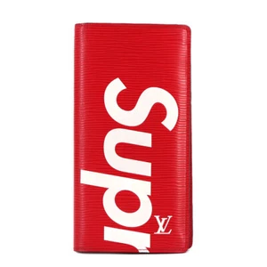 LOUIS VUITTON Supreme Epi Brazza Geldbörse Leder Rot Weiß M67719 90276946 - Bild 1 von 8
