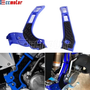 Motor Frame Guards Blue/Black for YAMAHA YZ125 YZ250F WR250F WR250R 2005-2022 - Picture 1 of 8