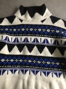 NEW POLO Ralph Lauren Xmas Turtle92 retro Ski Sportsman Cashmere Xs - Picture 1 of 9
