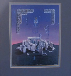 VINTAGE COLOR PRINT OF "SORAIDH" (FAREWELL) BY DELIGHT PRESCOTT - Picture 1 of 6