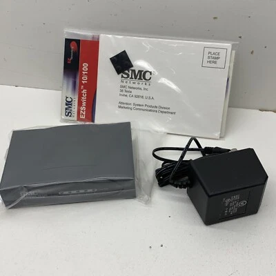 SMC Networks SMC-EZ6505TX Dual Speed Switch 10/100Mbps 5-Port - Image 1 of 4