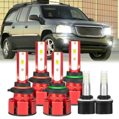 Комбинированные светодиодные противотуманные фары 9005 9006 880 для GMC Envoy 2002-2009 годов выпуска лампы 6000K - Изображение 1 из 4