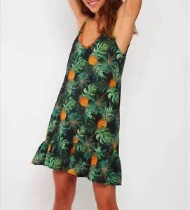 Banana Moon pirae greenery dress for women - size S