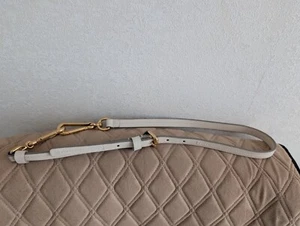 Louis Vuitton Bag Replacement Ivory Leather Adjustable Shoulder Strap Tote Purse - Picture 1 of 17