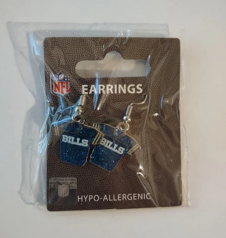 NFL Buffalo Bills Earrings Jersey Dangle Cover
