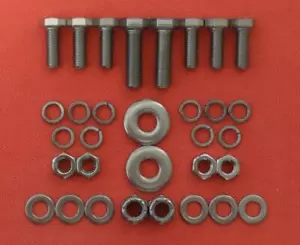 MG MIDGET 1500 1974-79 Motores Acero Inoxidable Cabeza Hexagonal Kit de Pernos - Imagen 1 de 1