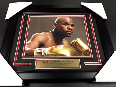 FLOYD MAYWEATHER JR Pound For Pound The Greatest Ever FRAMED 8X10 PHOTO #3 - Image 1 of 2
