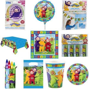 Teletubbies Party Decorations Birthday Party Supplies Plates Cups Napkins Banner - Picture 1 of 12