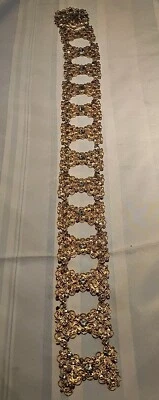 CINTURÓN DE FILIGRANA DE DIAMANTES DE IMITACIÓN Juliana para KJL Kenneth Jay Lane raro envío Foto 1 de 4