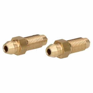 Pinza de freno de latón purga purga boquilla tornillo purga 5/16 x 24 UNF 4 piezas - Imagen 1 de 3