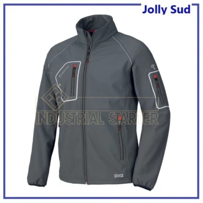 Giacca Impermeabile Traspirante Giubbino Tecnico in Softshell ISSA LINE da Uomo - Immagine 1 di 3