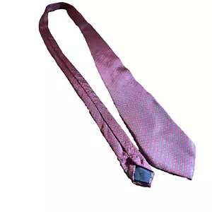 Corbata para hombre Marja Kurki pura seda geométrica roja - Imagen 1 de 5