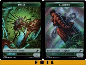 1x - INSECT \\ ELEPHANT Token (#07/06) - FOIL - Aetherdrift - NM MTG - Picture 1 of 1