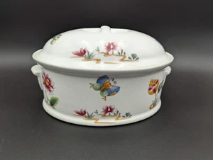 Louis Lourioux France Casserole Oval With Lid Le Faune Fire Proof Porcelain - Picture 1 of 5