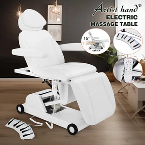 Artist Hand Electric Massage Table Facial Bed Beauty Tattoo w/Hand Foot Control - Picture 1 of 24