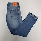 Levi's 505 Straight Regular Fit Jeans Blue/Medium Wash Denim Men's W36 L32