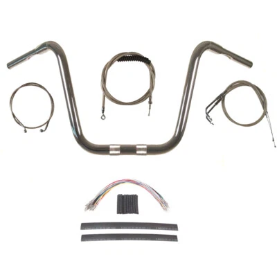 Kit de manillar colgante Ape 2011-2015 Harley Softail Fatboy 1 1/4" cromado 16" con ABS Foto 1 de 2