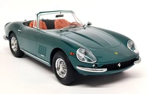 KK 1/18 Ferrari 275 GTB/4 NART Spyder Metallic Green Diecast Model Car - Picture 1 of 9