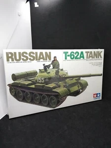 1/35 Tamiya #35108 Russian T-62A Tank Kit w/ Metal Barrel &Eduard PE Set, Sealed - Picture 1 of 6
