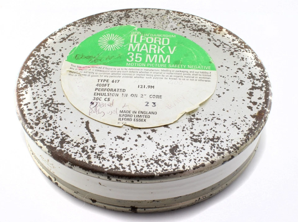 Ilford Mark V Film 35mm 400ft Bulk Roll type 617 Expired 1974 - Image 1 of 1