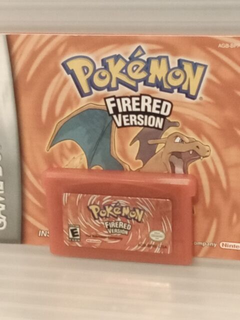 Pokemon Fire Red Authentic GBA Gameboy Advance - Preloaded All 386 Pokemon