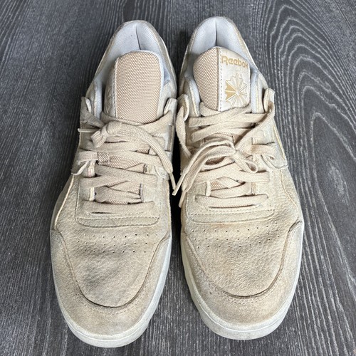 Reebok Classic scamosciato bambini oro rosa marrone (taglia 9 5) senza suola