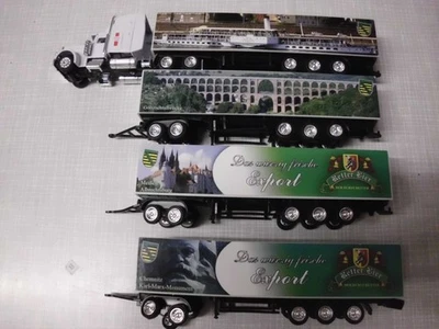 Werbetruck Sammeltruck Retter Bier Sachsen US-Truck Langer Sattelzug - Bild 1 von 2