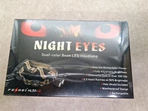 KIT DE FAROS LED ROJO BLANCO HL50-Q Night Eyes Ferei Dual Beam NUEVO - Imagen 1 de 7