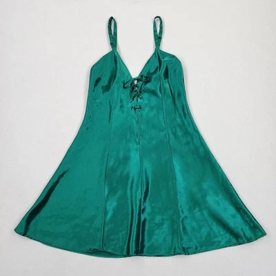 Vestido camisón coqueta Fredericks of HOLLYWOOD con cordones talla S satinado sin cordones Foto 1 de 4