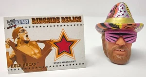 2005 Topps 🔥 Hulk Hogan WWE/WWF Heritage Ringside Relics Event Worn Shirt Card - Picture 1 of 2