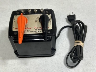 Transformador Lionel tipo 1032 75 vatios para pieza/reparación - no funciona. Foto 1 de 4