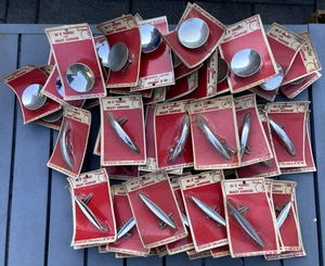 Vintage kitchen cabinet hardware door knob pull lot NOS mid cent mod huge lot - Picture 1 of 8