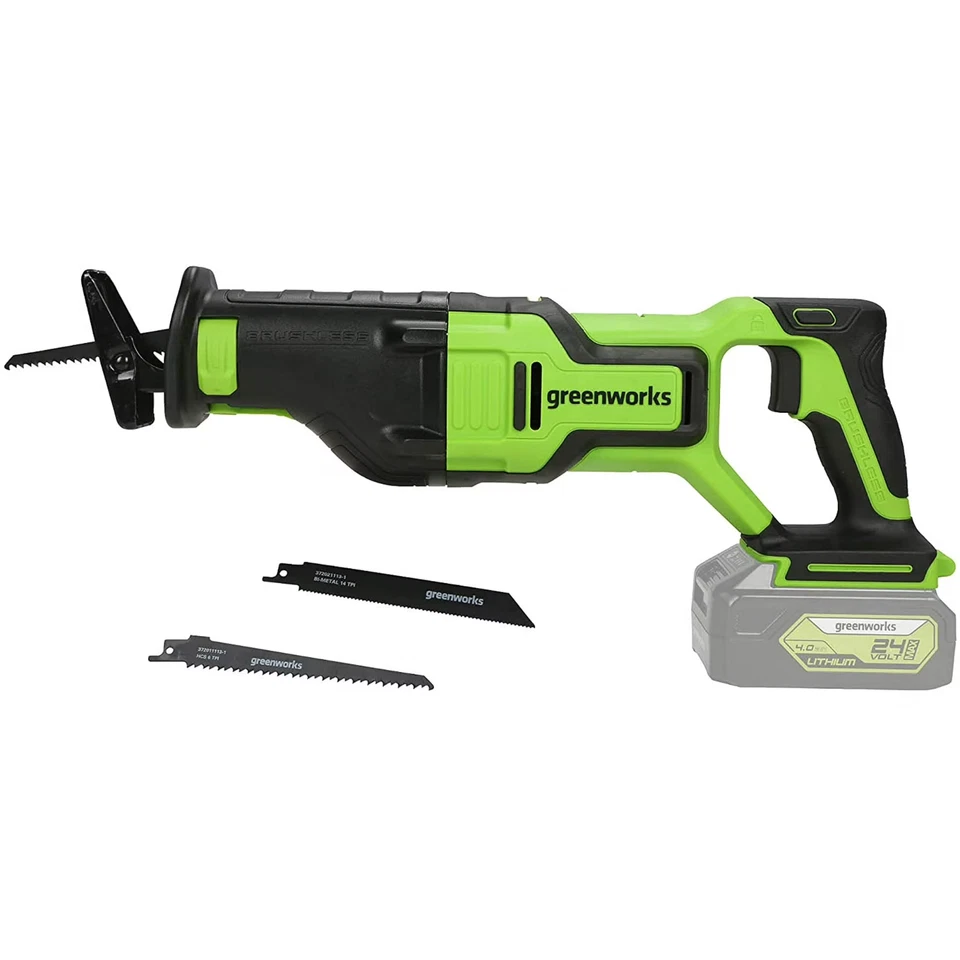 Greenworks 24V Brushless Reciprocating Saw, Battery Not Included 3601302AZ - Image 1 of 4