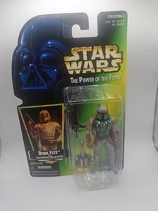 Star Wars 1997 Power of The Force Boba Fett Action Figure Kenner Vintage - Picture 1 of 4