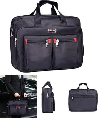 Men Laptop Messenger Shoulder Bag Briefcase Work Travel Office Document Handbag
