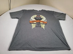 Angels For Sam Shirt Adult 2X Gray Annual Motorcycle Community Benefit Ride Tee - Picture 1 of 17