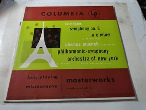 Charles Muench - Saint-Saens: Symphony No. 3 In C Minor Op. 78 VG++ Mono Record - Imagen 1 de 5