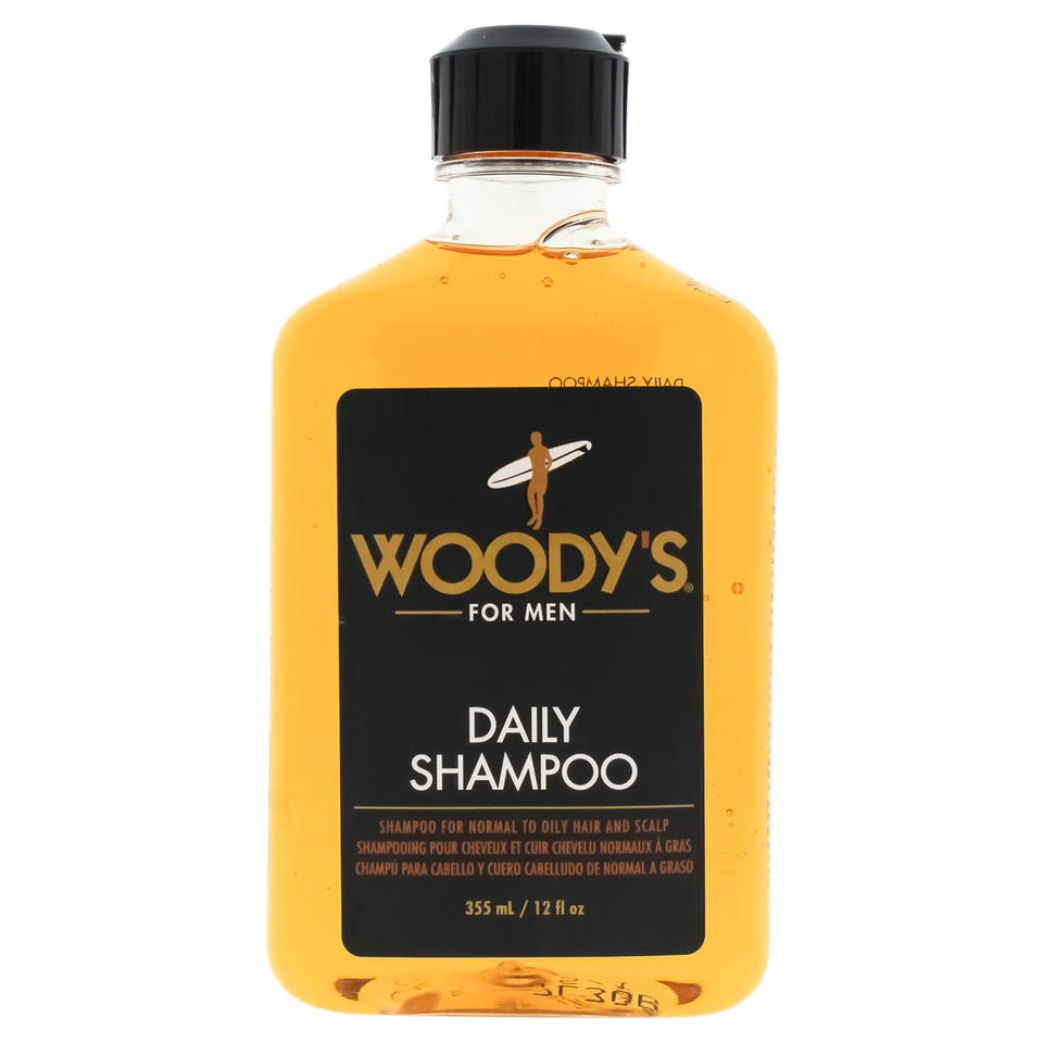 Champú diario de Woodys para hombres - Champú de 12 oz Foto 1 de 1
