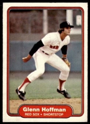 1982 FLEER GLENN HOFFMAN BOSTON RED SOX #296 - Image 1 of 2