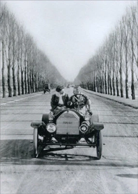 Tarjeta de aniversario de 1910 Brush Car Avanti Historic Detroit Foto 1 de 3