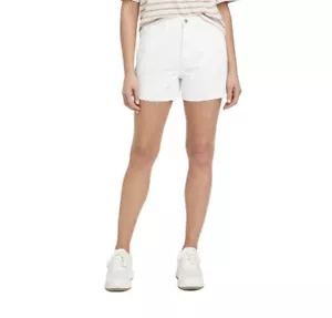 Universal Thread Womens Size 10 White Mid-Rise Relaxed Fit Boyfriend Jean Shorts - Picture 1 of 6