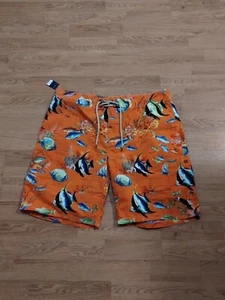 Polo Ralph Lauren Shorts Badehose Orange Angel Fish Gr. 38 Neu - Bild 1 von 11