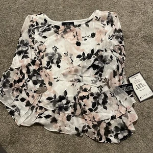 Women’s Alex Evenings Blouse New With Tags Size Large Shipping Included - Picture 1 of 4