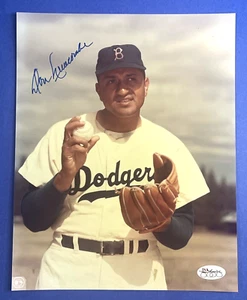 Don Newcombe Signed 8x10 Photo Brooklyn Dodgers JSA Stamp Of Approval COA - Picture 1 of 2
