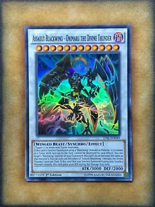 Yugioh Assault Blackwing - Onimaru the Divine Thunder TDIL-EN049 Super 1st Ed NM - Picture 1 of 1