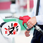 Funny Car Sticker High Gas Consumption Decal Fuel Gage Empty Tank Sticker PVC UK