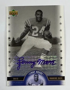 Upper Deck NFL Legends 2005 Lenny Moore automático MAR3 - Imagen 1 de 2