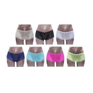 1/4x Damen Dessous Sexy Spitze Spitze French Slips Hose Slip Boxer 3031 - Bild 1 von 12